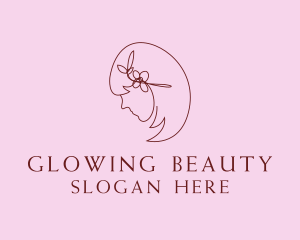 Flower Hair Girl  logo