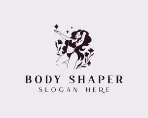 Floral Bikini Lingerie logo design