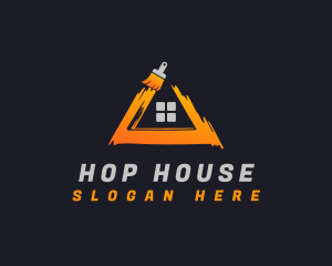 House Painting Builder logo design