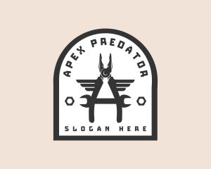 Mechanic Pliers Wrench logo design