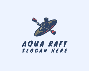 Water Rafting Sport  logo design