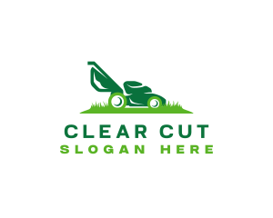 Gardening Grass Cutting logo design