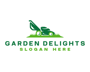 Gardening Grass Cutting logo design