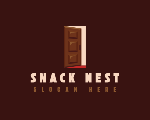 Dessert Chocolate Door logo design