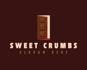 Dessert Chocolate Door logo design