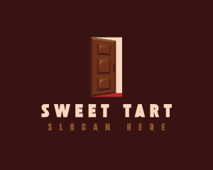 Dessert Chocolate Door logo design