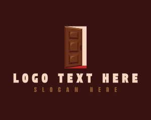 Door - Dessert Chocolate Door logo design