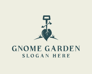 Plant Shovel Garden logo design