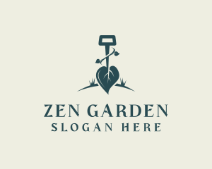 Plant Shovel Garden logo design