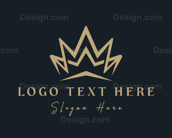 Premium Pageant Crown Logo