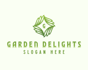 Botanical Vegan Garden logo design