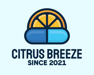 Citrus Fruit Medical Pill logo