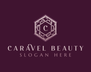 Elegant Floral Wreath logo design