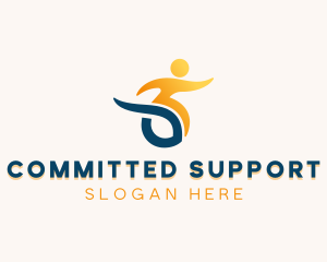 Paralympic Disabled Community logo design