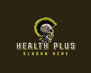Punk Skull Mohawk logo
