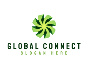 Generic Globe Vortex logo