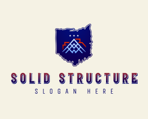 Ohio Pyramid Structure logo design