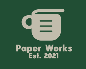 Coffee Cup Document  logo