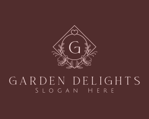 Floral Garden Bouquet logo design