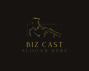 Clarinet Musician Instrument logo