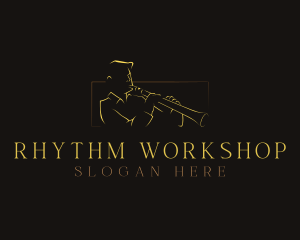 Clarinet Musician Instrument logo