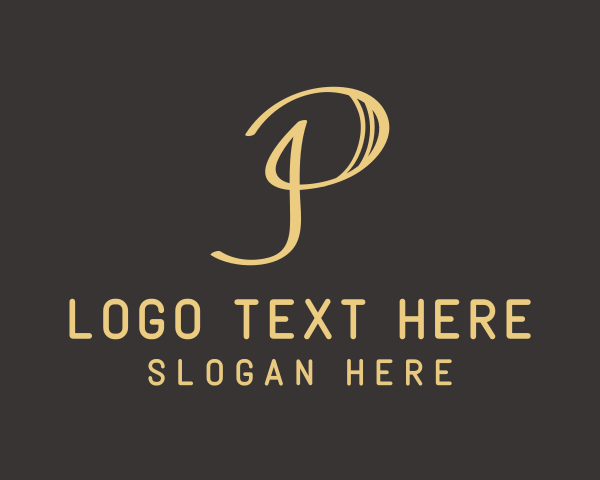 Lettering logo example 4