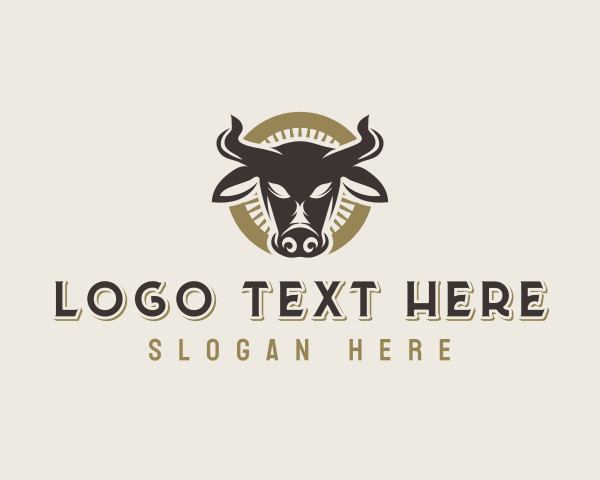 Bull Cow Horn logo