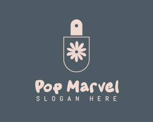 Pop Floral Cologne logo design