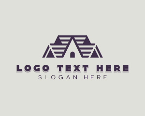 Roofing Contractor Repair Logo