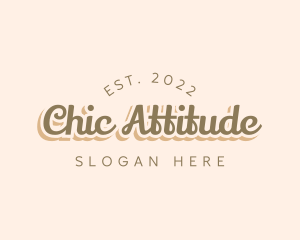 Feminine Chic Business logo design