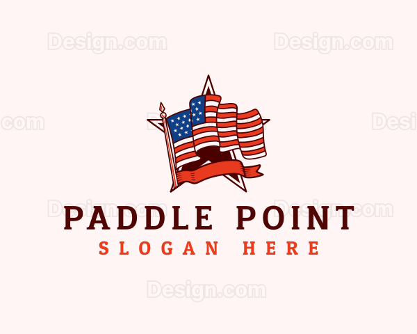 USA Patriot Flag Logo