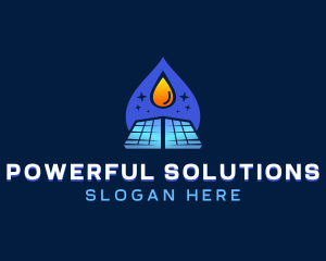 Solar Energy Power logo design