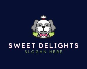 Ribbon Pet Dog logo design