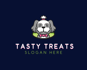 Ribbon Pet Dog logo design