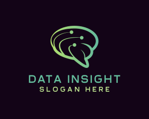 Data Scientist Ai Brain logo design