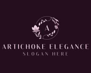 Elegant Wedding Floral logo design