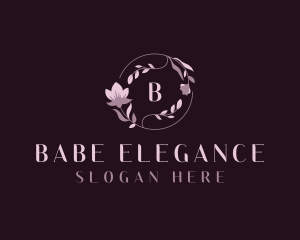 Elegant Wedding Floral logo design