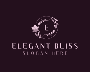 Elegant Wedding Floral logo design