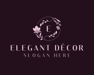 Elegant Wedding Floral logo design