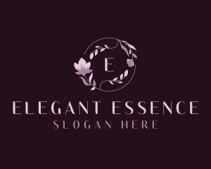 Elegant Wedding Floral logo design