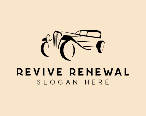 Retro Car Restoration logo