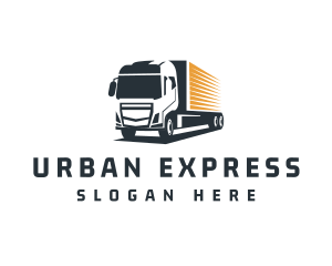 Express Delivery Truck logo design