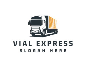 Express Delivery Truck logo design