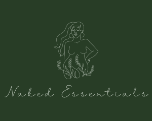 Natural Beauty Model logo design