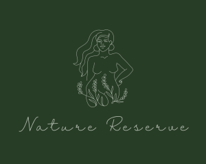 Natural Beauty Model logo design