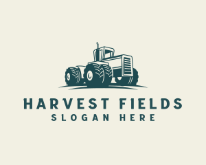 Tractor Farming Harvest logo