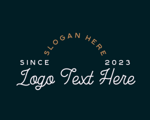 Cursive Handwriting Business logo