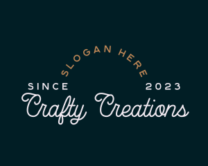 Cursive Handwriting Business logo design