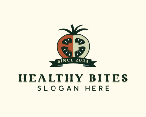 Homegrown Healthy Tomato logo design