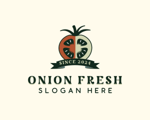 Homegrown Healthy Tomato logo design